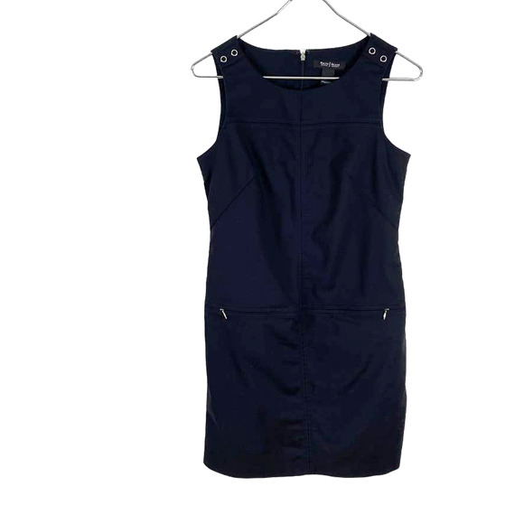 White House Black Market Dresses & Skirts - White House Black Market Jumper Dress Black Minimalist Career Wear 4